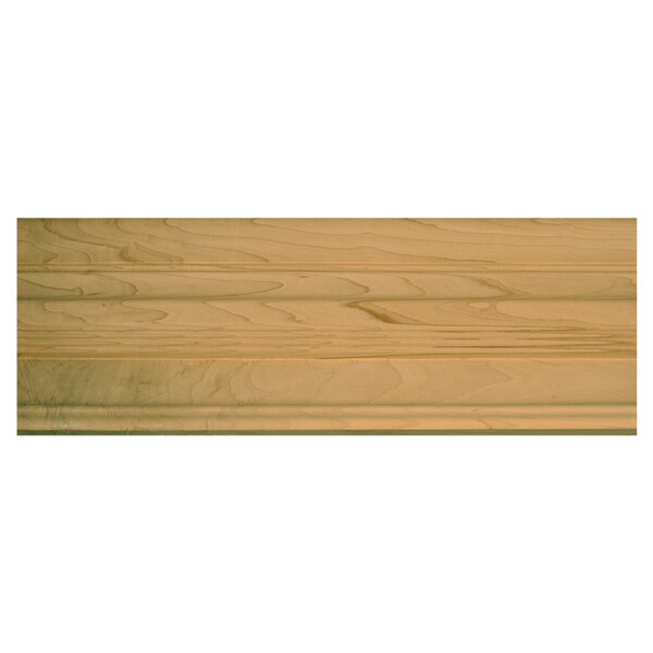 Osborne Wood Products 5 1/8 x 3 1/4 x 96 Contemporary Crown Molding in Hard Maple - 74658.96HM