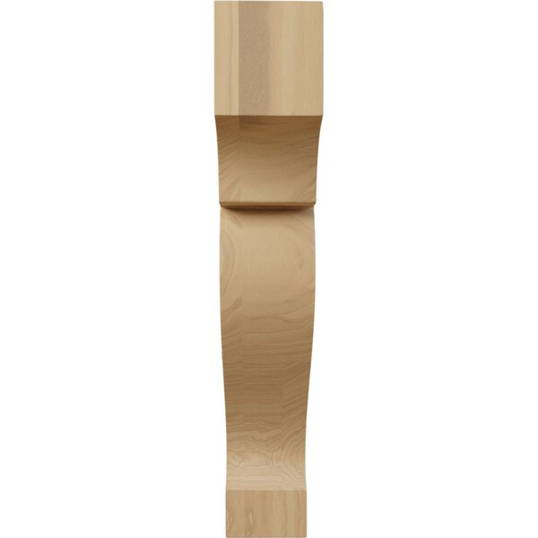 Ekena Millwork 1 3/4"W x 5"D x 10"H Extra Large Dearborn Wood Corbel, Cherry - CORW02X10X05DRCH