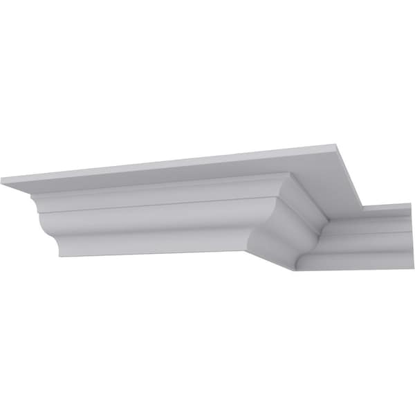 Ekena Millwork 9 1/8"H x 5 7/8"P x 10 3/4"F x 94 1/2"L Robin Crown Moulding - MLD09X06X11RO