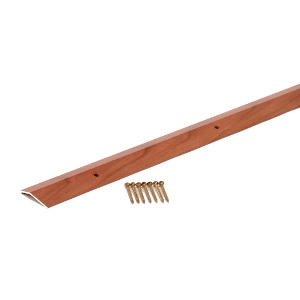 M-D Building Products Aluminum, Cherry, 72 in L, 1.375 in W - 40126