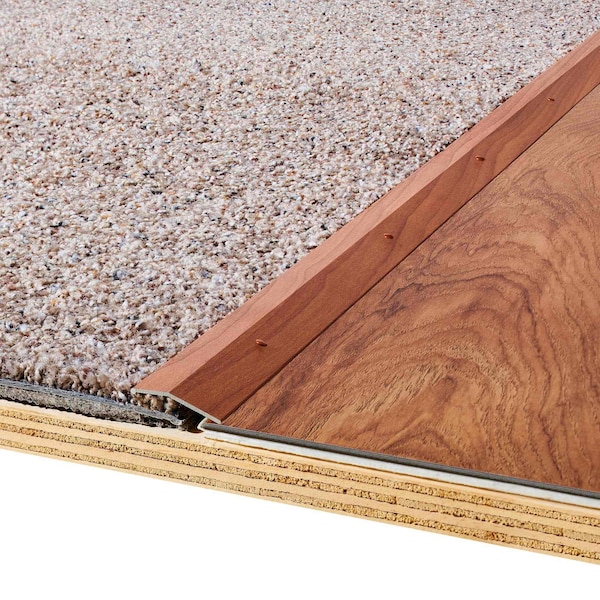 M-D Building Products Aluminum, Cherry, 72 in L, 1.375 in W - 40126
