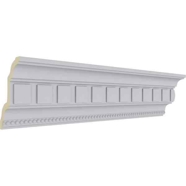 Ekena Millwork 4 3/8"H x 3"P x 5 1/8"F x 94 1/2"L, (1 5/8" Repeat), Swindon Egg and Dart Crown Moulding - MLD04X03X05SW