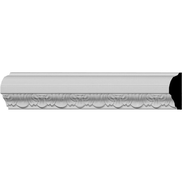 Ekena Millwork 2 1/4"H x 3/4"P x 94 1/2"L, (2 3/8" Repeat), Loera Panel Moulding - PML02X00LO