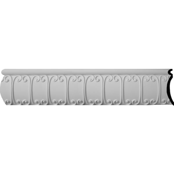 Ekena Millwork SAMPLE - 9 7/8"H x 1 5/8"P x 12"L (4 7/8" Repeat) Vertical Hamilton Panel Moulding - SAMPLE-PML10X02HM