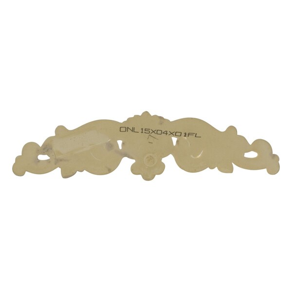 Ekena Millwork 15 5/8"W x 4"H x 3/4"P Floral Center Onlay - ONL15X04X01FL