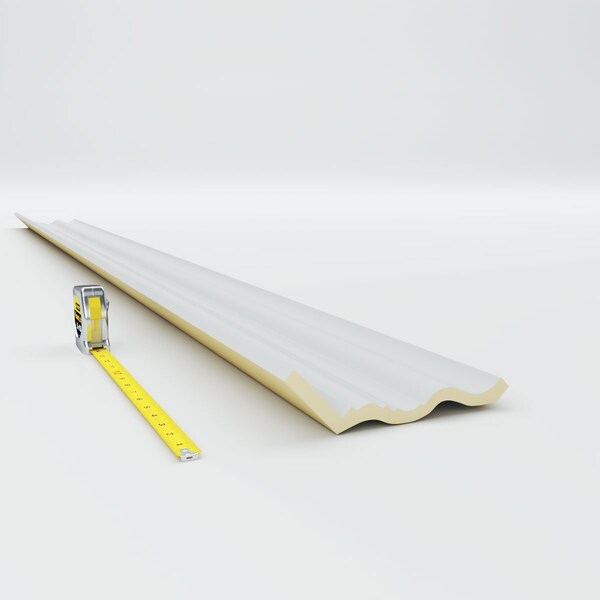 Ekena Millwork Crown Fascia Moulding, Polyurethane, 96 in L, 6-7/8 in H - MLD06X05X08FA