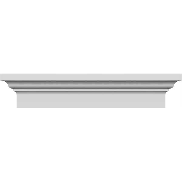 Ekena Millwork 40" Bottom Width x 44 3/8" Top Width x 5"H x 1 7/8"P Stratford Crosshead - CRH05X40ST