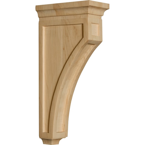 Osborne Wood Products 14 x 3 x 6 1/2 Narrow Mission Corbel in Rubberwood (paintgr - 8700RW