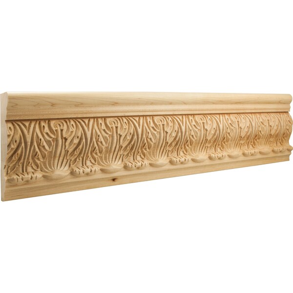 Hardware Resources Basswood, 96" L, 5-3/4" H, Unfinished - HCM10BBW