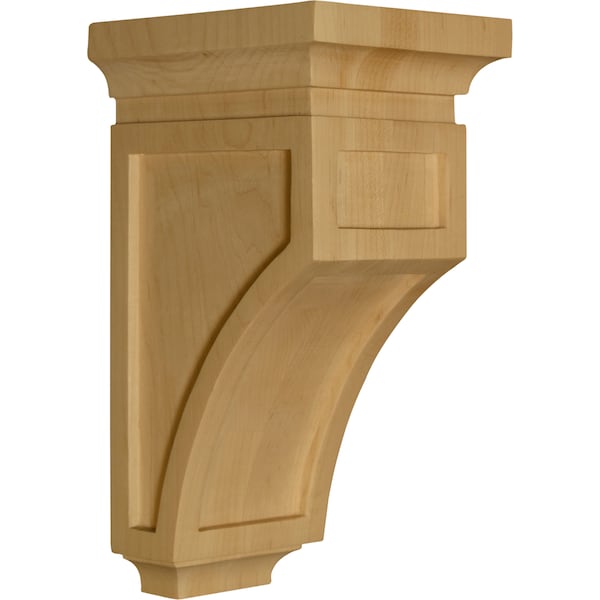 Osborne Wood Products 10 x 4 1/2 x 5 1/2 Milan Mission Corbel in White Oak - 8013WO
