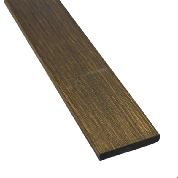 Timberchic Wood, Dark Gray, 48 in L, 1.25 in W, Stained - 432