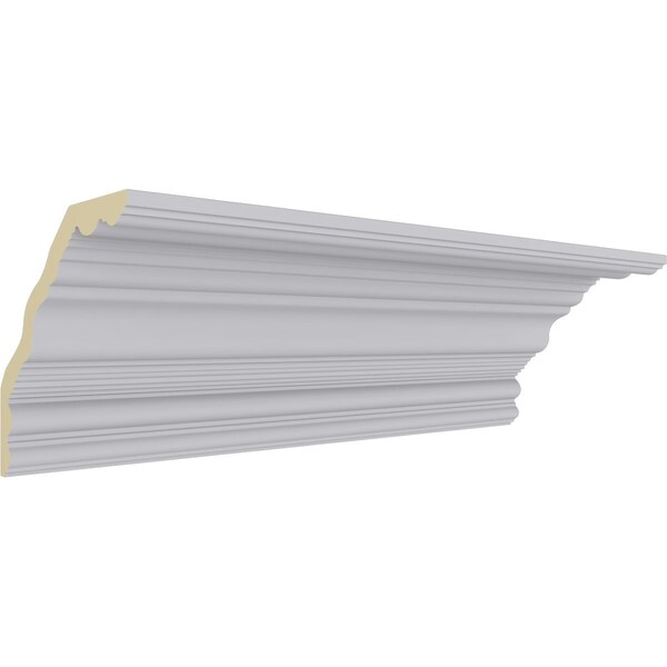Ekena Millwork 8 1/2"H x 9 1/4"P x 12 1/2"F x 94 1/2"L Foster Cove Crown Moulding - MLD09X09X13FO