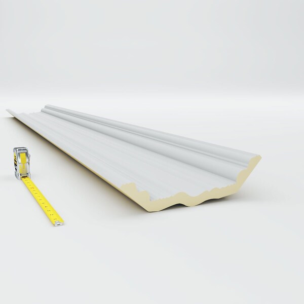 Ekena Millwork 8 1/2"H x 9 1/4"P x 12 1/2"F x 94 1/2"L Foster Cove Crown Moulding - MLD09X09X13FO