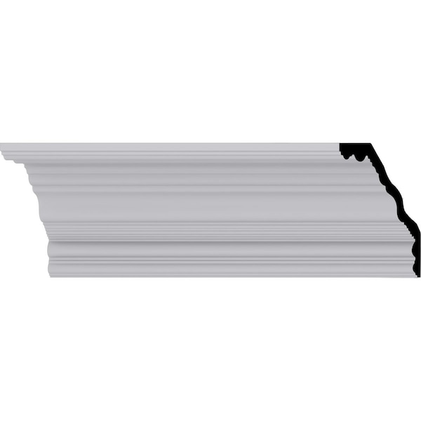 Ekena Millwork 8 1/2"H x 9 1/4"P x 12 1/2"F x 94 1/2"L Foster Cove Crown Moulding - MLD09X09X13FO