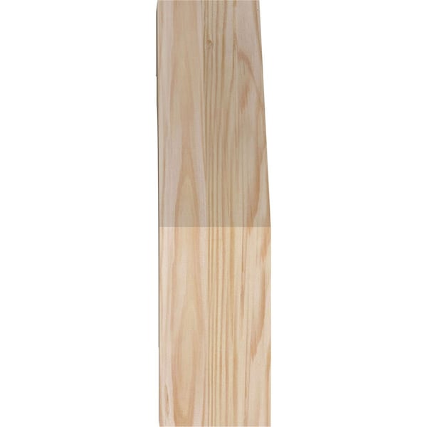Ekena Millwork 3 1/2"W x 10"D x 14"H Merced Smooth Knee Brace, Douglas Fir - BRC04X10X14MRC00SDF