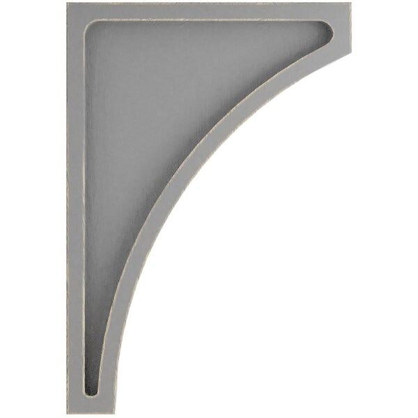 Ekena Millwork 3"W x 5 1/2"D x 8"H Medium Lawson Wood Vintage Decor Corbel, Pebble Grey - CORWD03X05X08LWPG