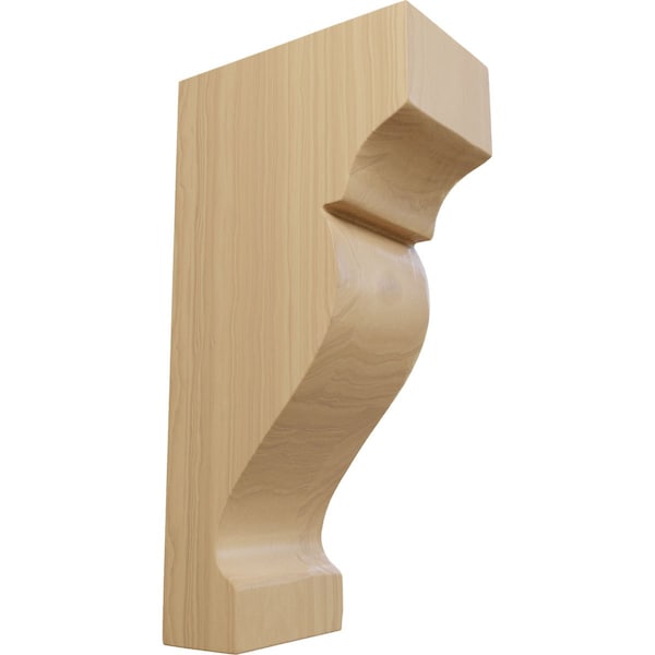 Ekena Millwork 1 3/4"W x 3"D x 6"H Mini Dearborn Wood Corbel, Cherry - CORW02X06X03DRCH