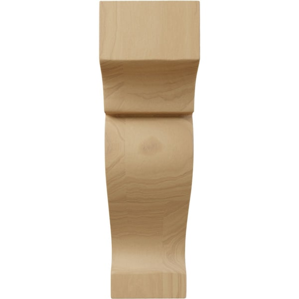 Ekena Millwork 1 3/4"W x 3"D x 6"H Mini Dearborn Wood Corbel, Cherry - CORW02X06X03DRCH