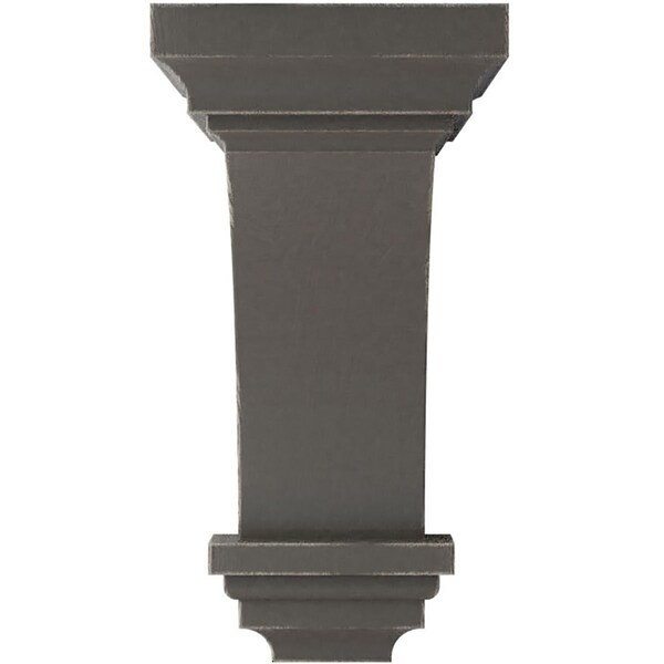Ekena Millwork 5"W x 5 3/4"D x 10"H Medium Jefferson Wood Vintage Decor Corbel, Reclaimed Grey - CORWD05X05X10JEGY