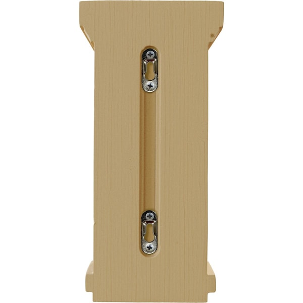 Ekena Millwork 4 3/4"W x 5"D x 10"H Traditional Recessed Corbel, Alder - COR04X05X10TRAL