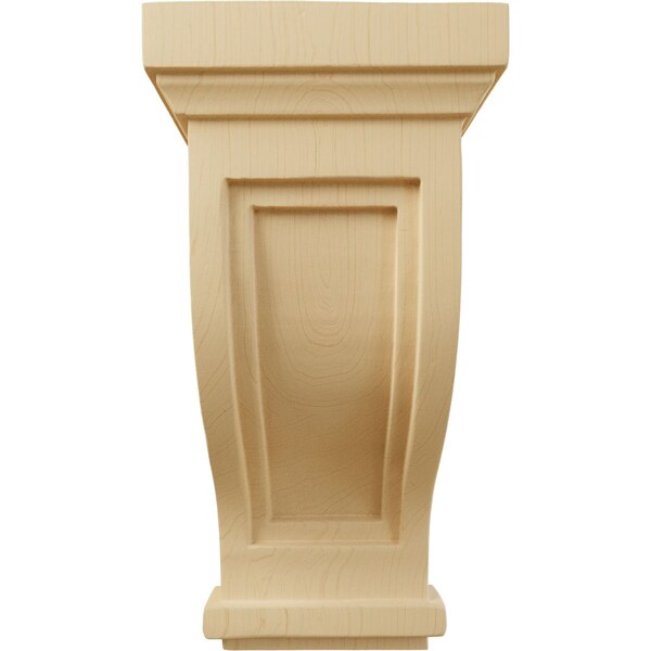 Ekena Millwork 4 3/4"W x 5"D x 10"H Traditional Recessed Corbel, Alder - COR04X05X10TRAL