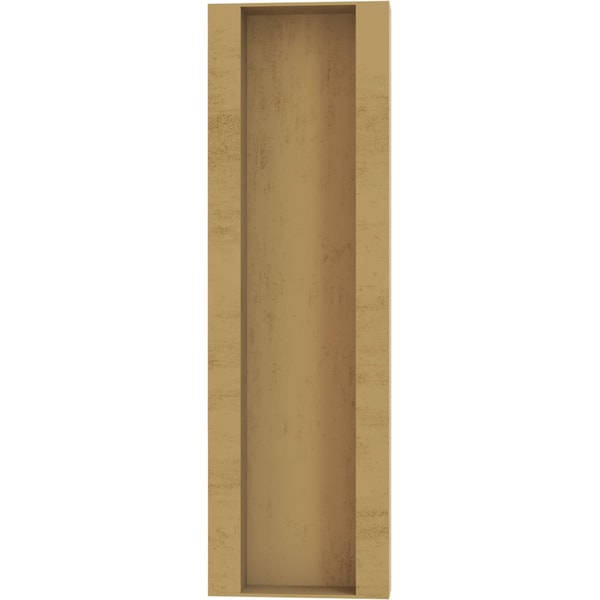 Ekena Millwork 6-in W x 14-in D x 22-in H Trad Block Rough Cedar Woodgrain TimberThane Outlooker, Primed Tan - OUTUR060X14X22TRA44RCPR