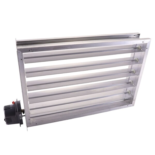 Resideo 24'' W X 16'' H Zone Damper 24Vac Power Closed/Spring Return Open Two Position Motor on 16'' Side - ZD24X16TZ