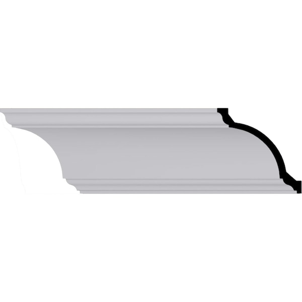 Ekena Millwork 6 1/2"H x 6 3/8"P x 8 7/8"F x 94 1/2"L Holmdel Crown Moulding - MLD07X06X09HO