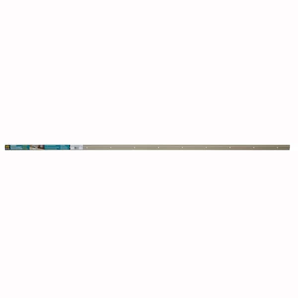 M-D Building Products Aluminum, Pewter, 72 in L, 1.375 in W - 43856