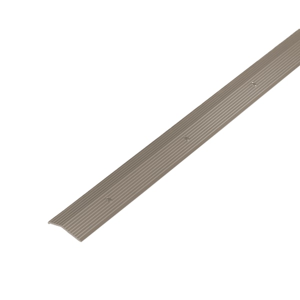 M-D Building Products Aluminum, Pewter, 72 in L, 1.375 in W - 43856