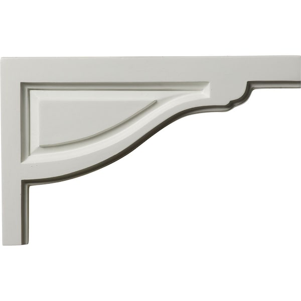 Ekena Millwork 11 3/4"W x 7 3/8"H x 1/2"D Large Traditional Stair Bracket, Right - SB11X07TR-R