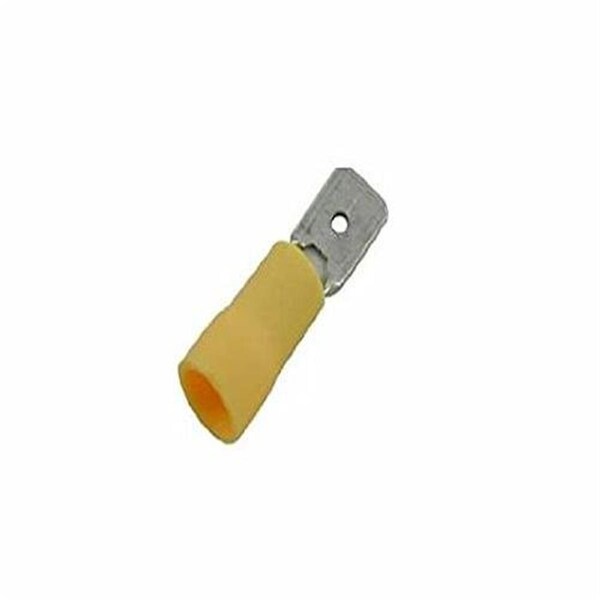 Mejor Conexión 0.25 pies. Desconector macho de vinilo, paquete de 15 - B6S-2108H