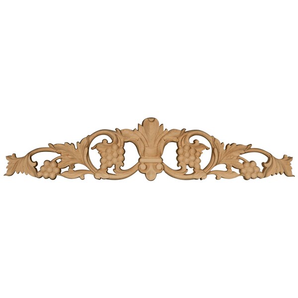Osborne Wood Products 4 1/4 x 20 x 3/4 Small Grape Center in Rubberwood - 891735RW