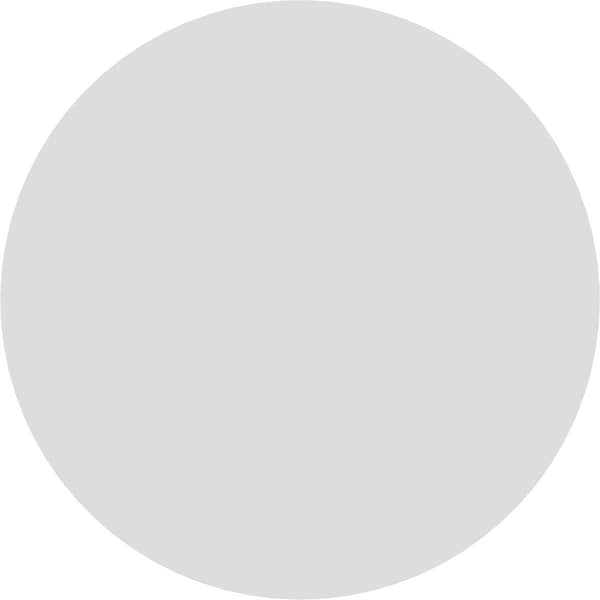 Ekena Millwork Standard Grayson Bullseye Rosette with Square Edge, 7"W x 7"H x 1/2"P - ROSP070X070X050GRY02