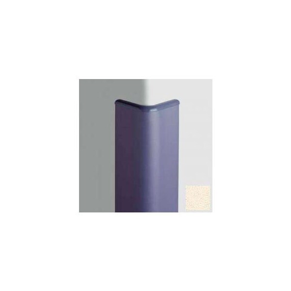 Pawling Surface Mounted Corner Guard Bullnose 90 Degree, 3'' Wings, 4'H W/Caps, Porcelain - CG-30-4-555