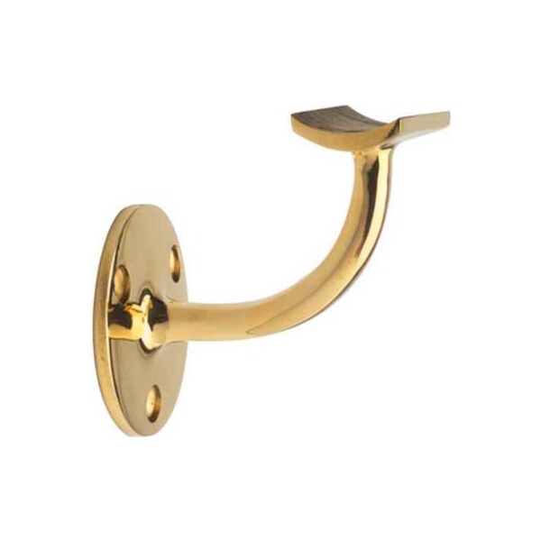 Lavi Industries Lavi Industries, Handrail Bracket, for 2" Tubing, Polished Brass - 00-301/2