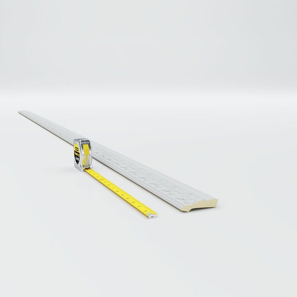 Ekena Millwork 2 5/8"H x 1 1/4"P x 2 7/8"F x 94 1/2"L Ashur Leaf Crown Moulding - MLD02X01X02AS