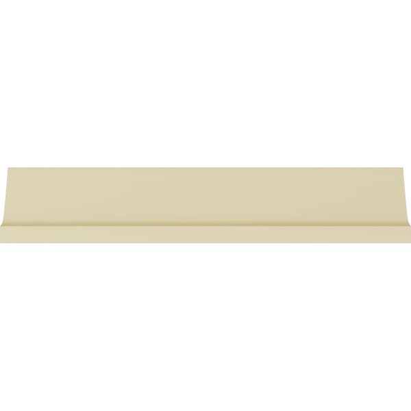 Ekena Millwork 2 5/8"H x 1 1/4"P x 2 7/8"F x 94 1/2"L Ashur Leaf Crown Moulding - MLD02X01X02AS