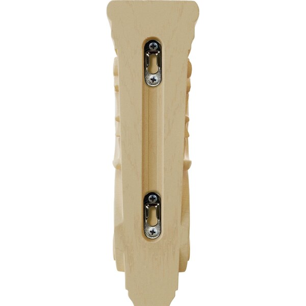 Ekena Millwork 3"W x 7 3/4"D x 10"H Small Hudson Acanthus Wood Corbel, Maple - CORW03X08X10HDMA