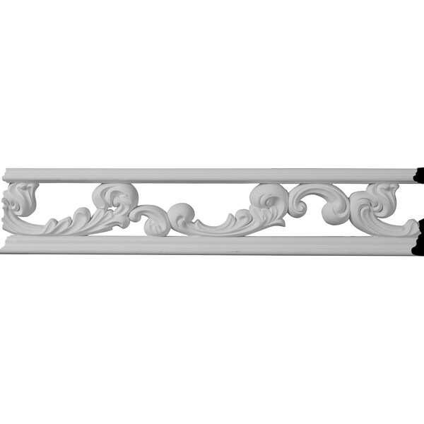 Ekena Millwork SAMPLE - 3 1/4"H x 3/8"P x 12"L (13 7/8" Repeat) Kinsley Pierced Moulding - SAMPLE-PML03X00KI