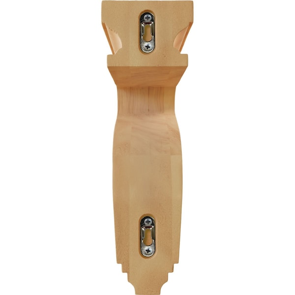 Ekena Millwork 3 1/2"W x 7 1/4"D x 11"H Hollow Back Corbel, Red Oak - COR03X07X11HARO