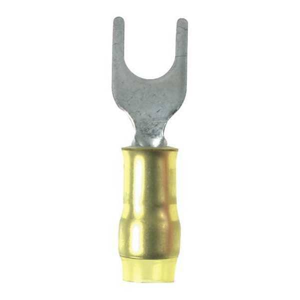 Panduit Fork, Aislamiento de Nylon, calibre 26-22, tornillo #6, paquete de 100 - PN22-6F-C