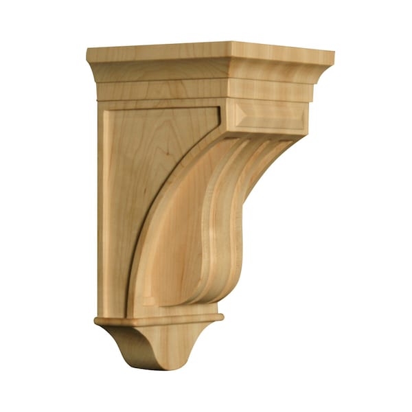 Osborne Wood Products 10 x 5 1/2 x 5 1/2 Transitional Corbel in Soft Maple - 8449M