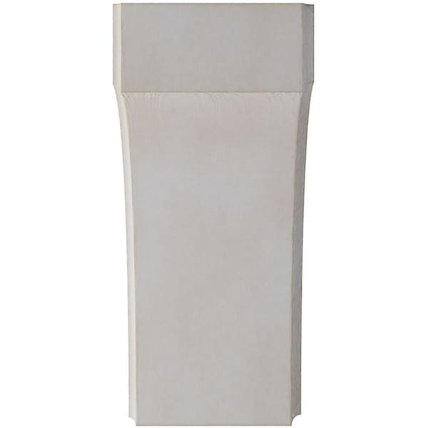 Ekena Millwork 3 1/2"W x 6"D x 8"H Clarksville Wood Vintage Decor Bracket, Chalk Dust White - BKTWD04X06X08CVWH