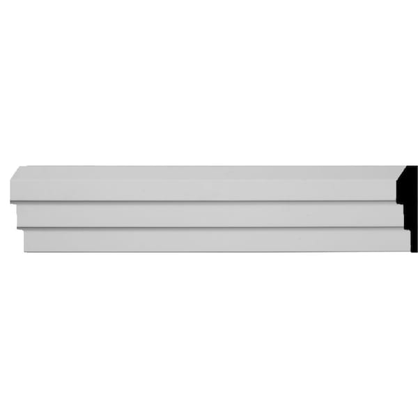 Ekena Millwork 5 1/2"H x 1 1/4"P x 94 1/2"L Blackthorne Panel Moulding - PML05X01BL
