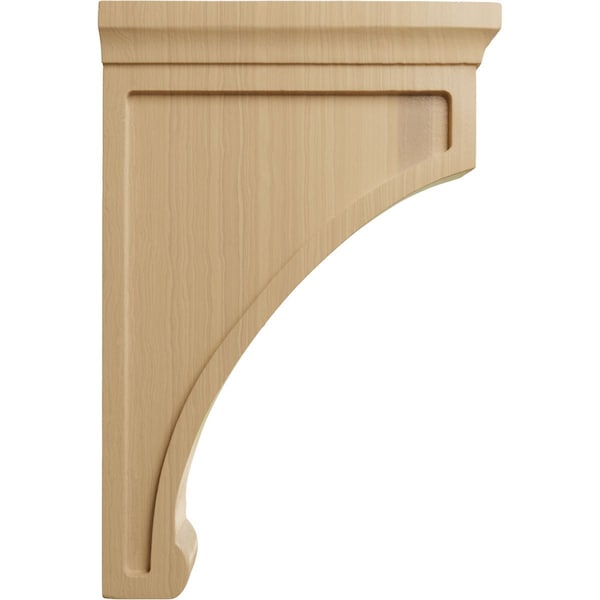 Ekena Millwork 2 1/2"W x 8"D x 12"H Extra Large Gomez Wood Bracket, Cherry - BKTW02X08X12GOCH