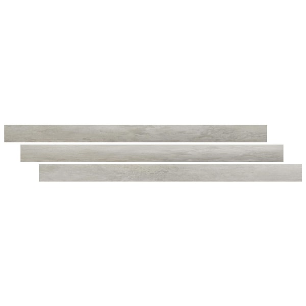 Msi LVT Trim, LVT, Gray-Dark, 94 in L, 1.77 in W, Low Gloss - ZOR-LVT-TR-0654