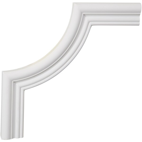 Ekena Millwork 10"W x 10"H x 1/2"P Swindon Panel Moulding Corner (matches moulding PML01X00SW) - PML10X10SW