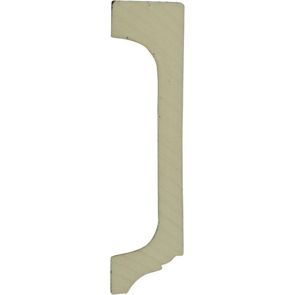 Ekena Millwork Perimeter Beam, Urethane, 12 in L, 6-1/4 in W, Factory Primed - SAMPLE-CC05PBM02X06X96TR