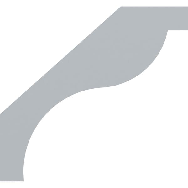 Ekena Millwork 5"W x 14 3/4"D x 12 1/2"H Reece Bracket - BKT05X14X12RE